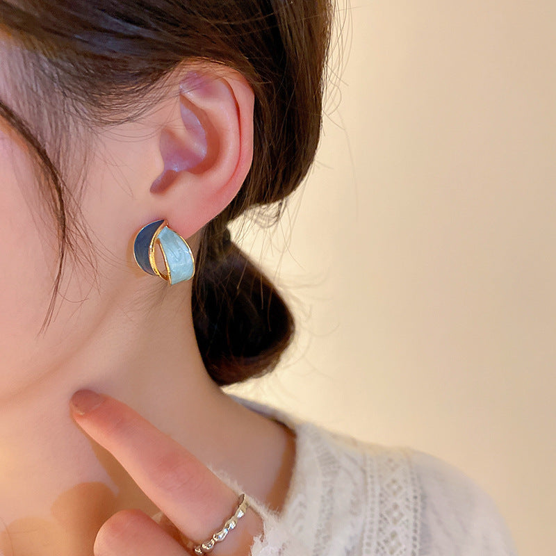 Korean Unique beautiful stud earring3