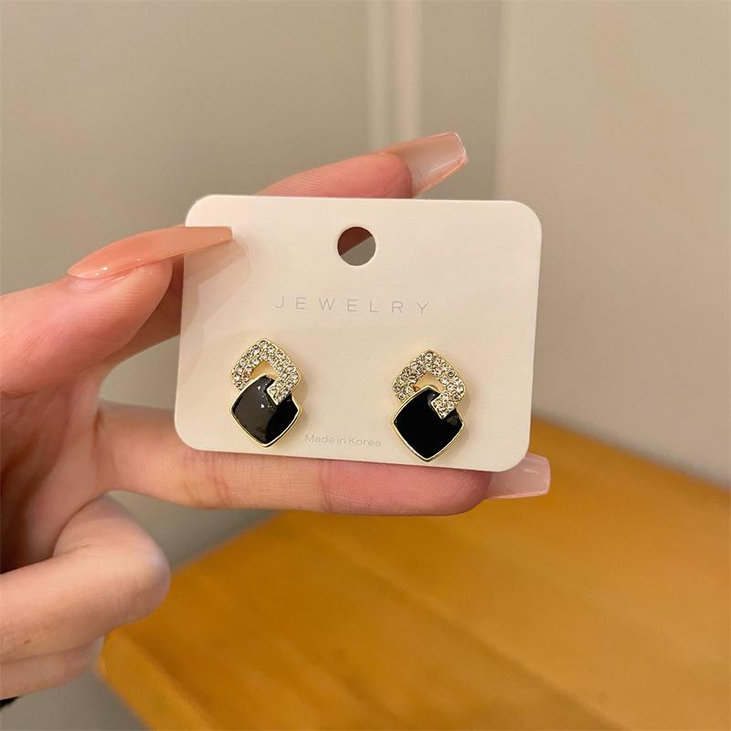 Korean Unique cute Zirconia Stone Stud Earring