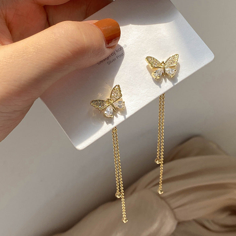 Korean Butterfly Cute Earring Gold