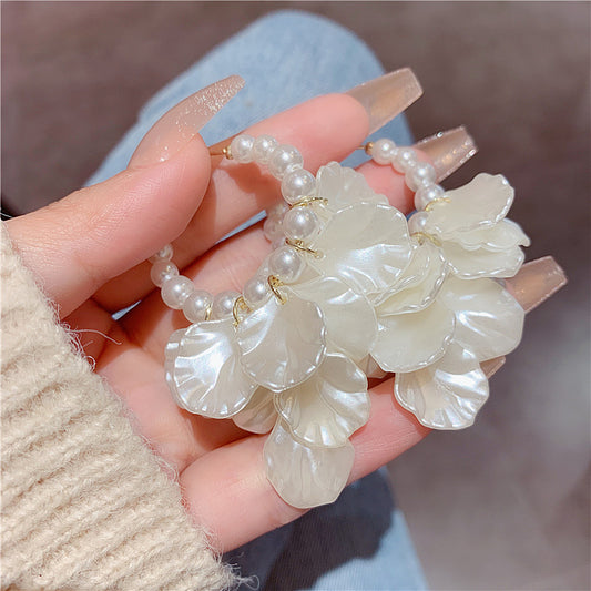 Pearl Shell Drop Earring Fashion Party Korean Circle Dangle Earrings Female Jewelry for Woman3