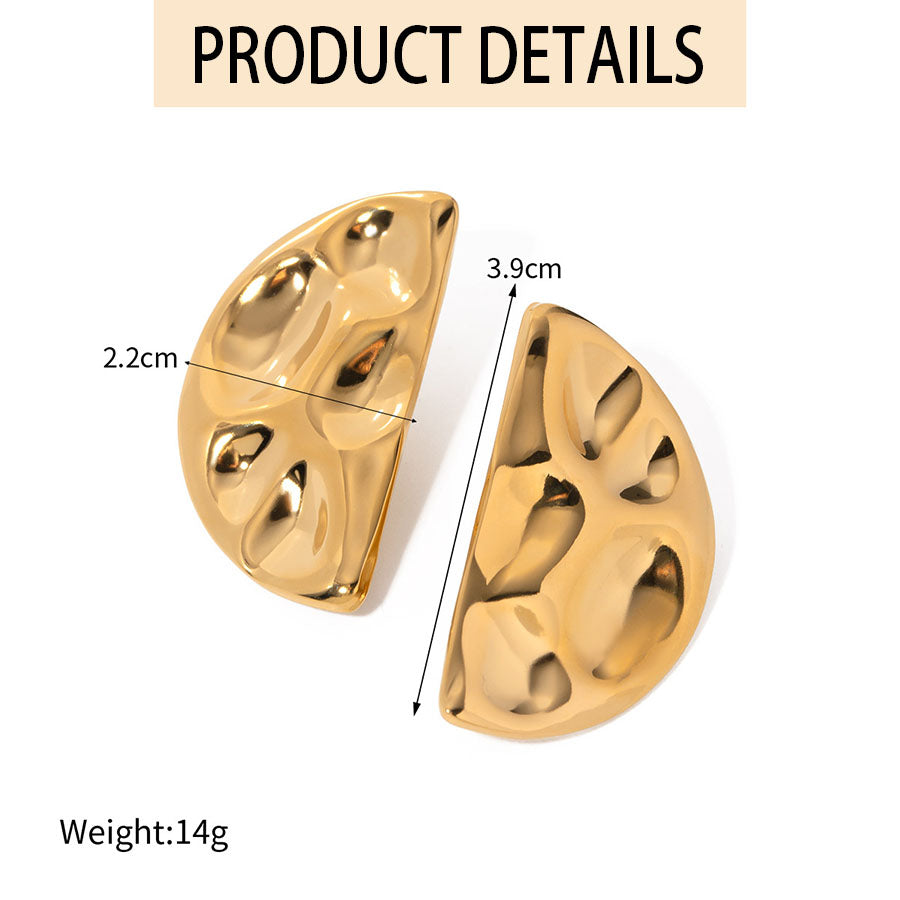 Anti-Tarnish Premium Eclipse ear studs Earring