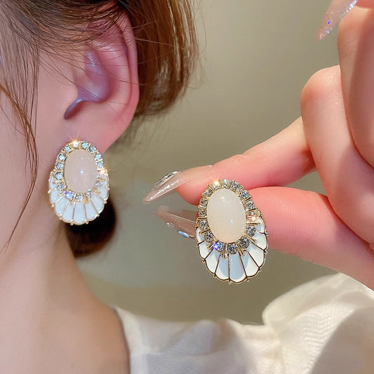 Korean Luxurious Zirconia Stud Earring3