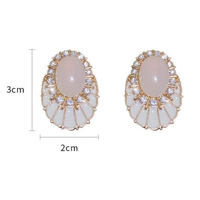 Korean Luxurious Zirconia Stud Earring