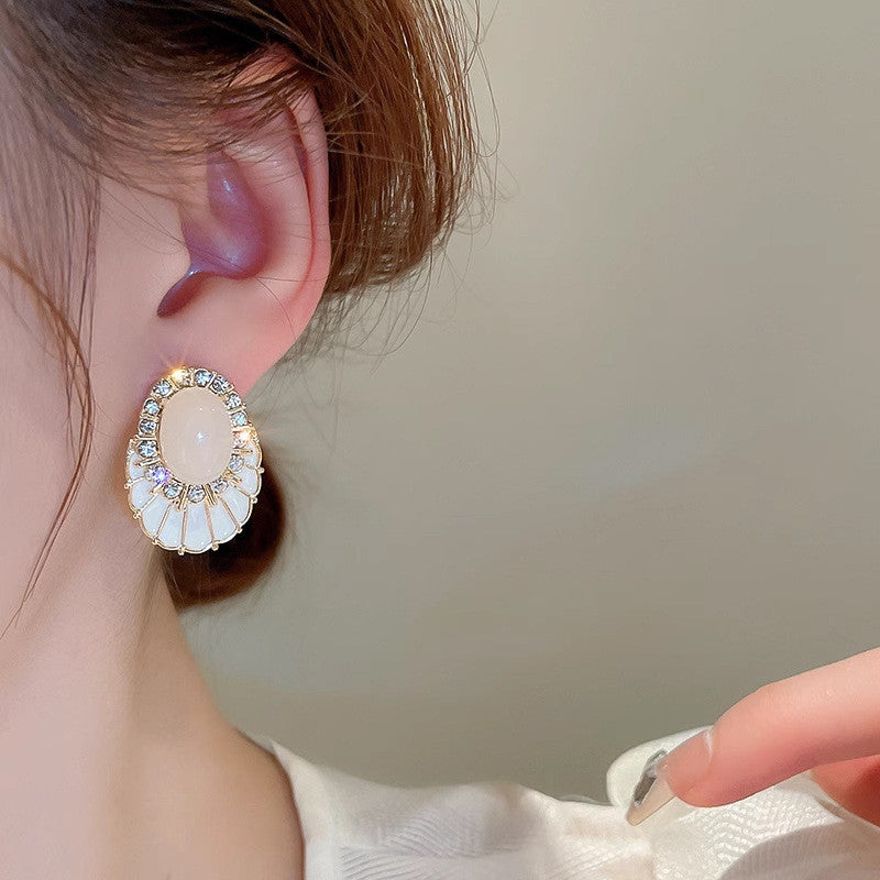 Korean Luxurious Zirconia Stud Earring