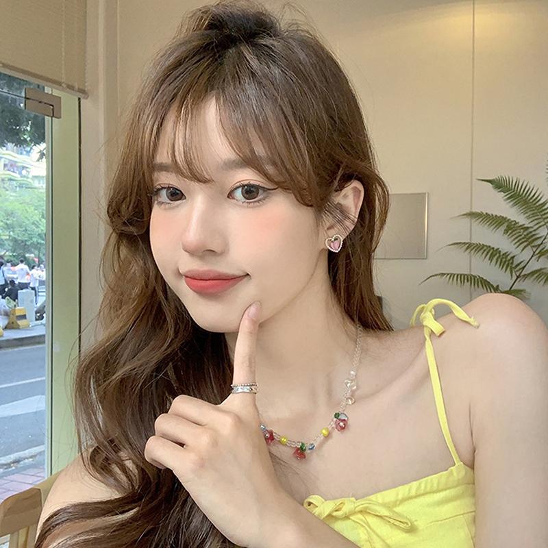 Korean beautiful peal pink Earring