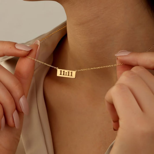 Luck AntiTarnish Gold 11:11 Premium Necklace