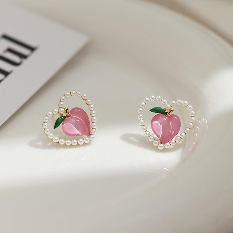 Korean beautiful peal pink Earring
