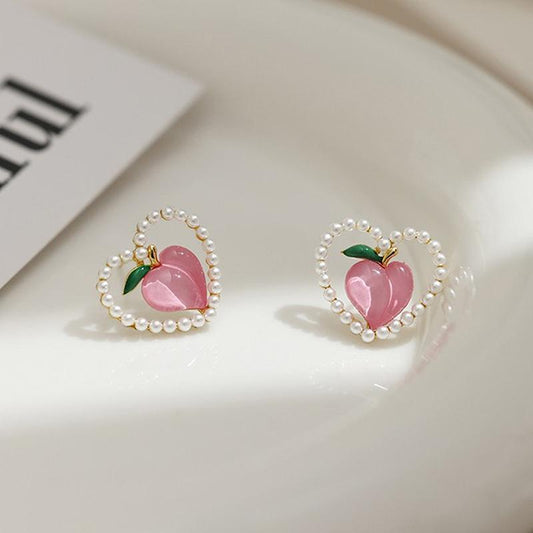 Korean beautiful peal pink Earring