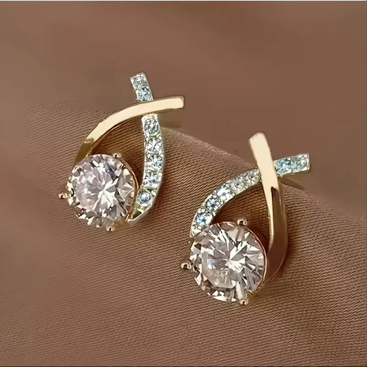 korean luxurious Beautiful Dimond Earring3
